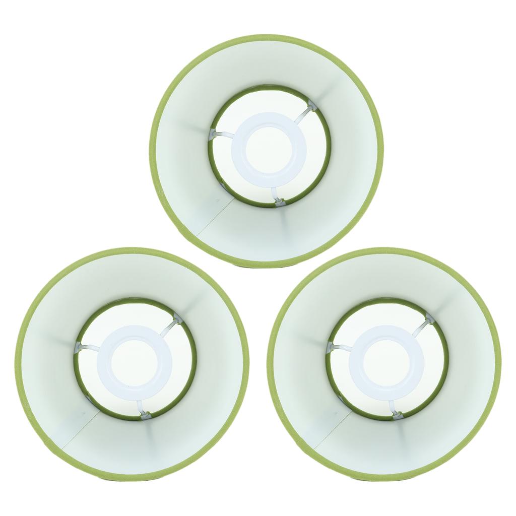 3pcs Cloth Fabric Lampshade Innovative E14 Intervention Type Modern Fabric Lampshade Dust Cover for Bedroom Bedside