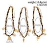 Ingemark 3Pcs/Set Creative Vintage Starfish Conch Fish Imitation Pearl Pendant Necklace Women 2026 Summer Beach Party Jewelry