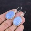 Blue Lace Agate Earrings Gemstone Dainty Jewelry 925 Sterling Silver Earrings Handmade Earring Amazing Jewelry Drop Earring Gifts For Mother
