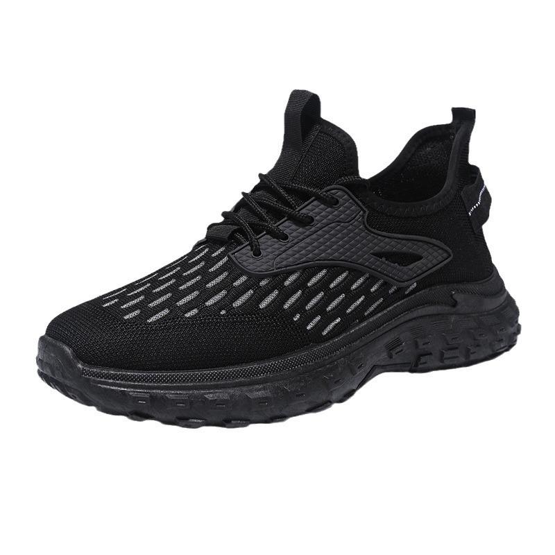 Men's Shoes Autumn New Fly-woven Mesh Breathable Versatile Sports Running Casual Shoes Lightweight Coconut Shoes