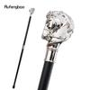 White Horse Head Animal Fashion Walking Stick Decorative Cospaly Vintage Party Fashionable Walking Cane Crosier 93cm