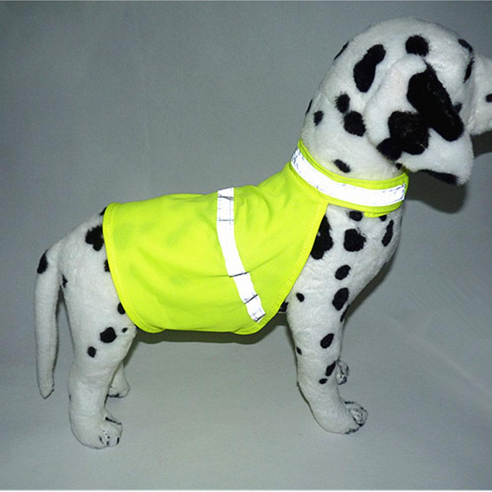 Светоотражающий жилет для собак, флуоресцентная одежда повышенной видимости для собак, светящаяся одежда для маленьких, средних и больших собак.