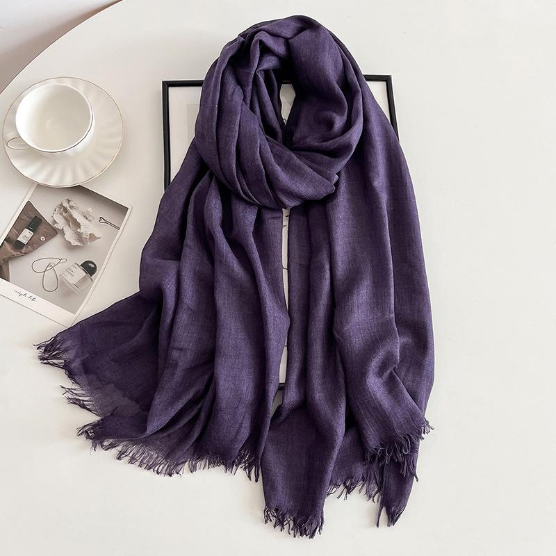 New Ramadan Big Size Women High Quality Muslim Hijabs Plain Solid Color Scarf Shawls Lady Wraps Headwear Pashmina