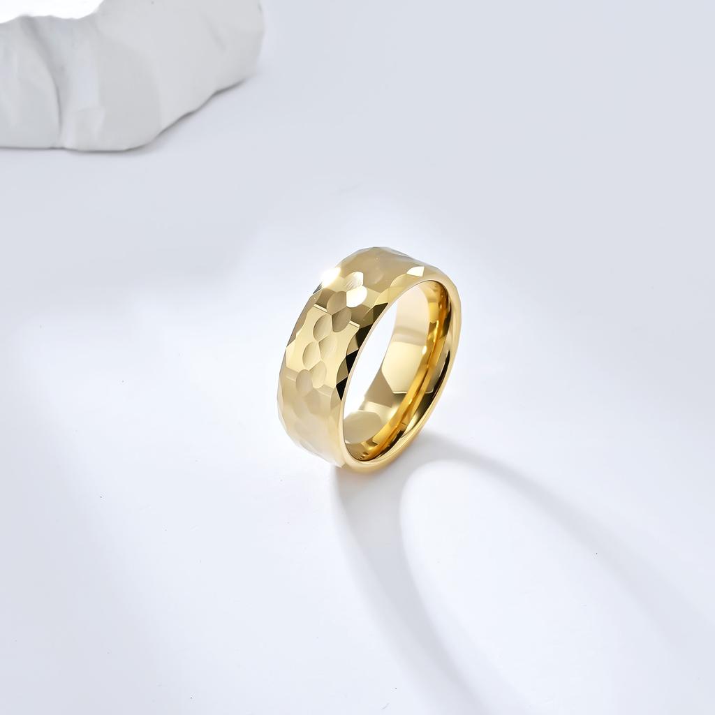 Мужское кольцо из вольфрамовой стали, простые аксессуары в стиле хип-хоп, женское свадебное предложение, ювелирные изделия, серебро, вольфрам, золото, черное кольцо для пары