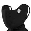 FE# Sunscreen Face Mask Cooling Face Cover with Ear Loops for Cycling (Black)