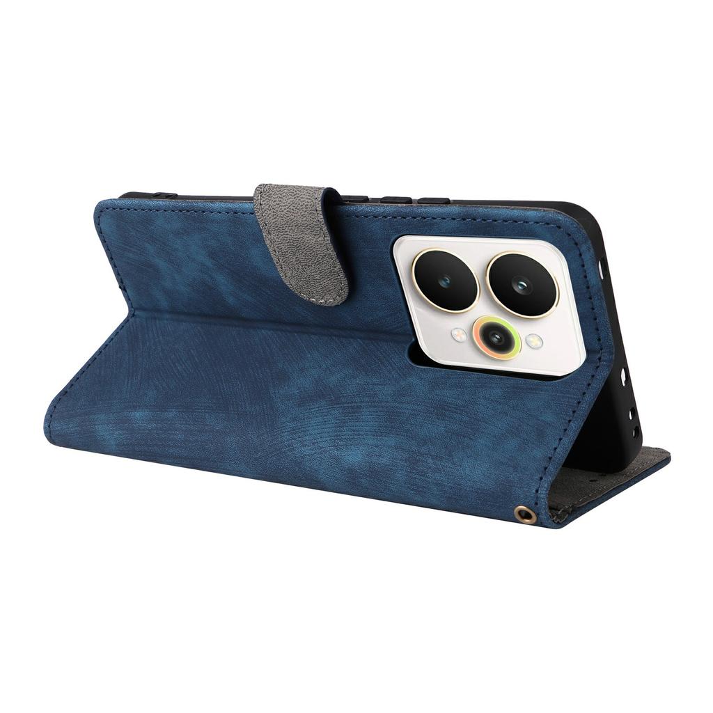 Для Realme 15 Pro 5G/15 5G Чехол Кошелек с RFID-защитой Кожаный Чехол для Телефона Подставка с Ремешком