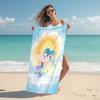 1Pc Rainbow Unicorn Heart Beach Towel Microfiber Beach Towel Thin Absorbent For Beach Swimming Yoga Bath Sports 0917125