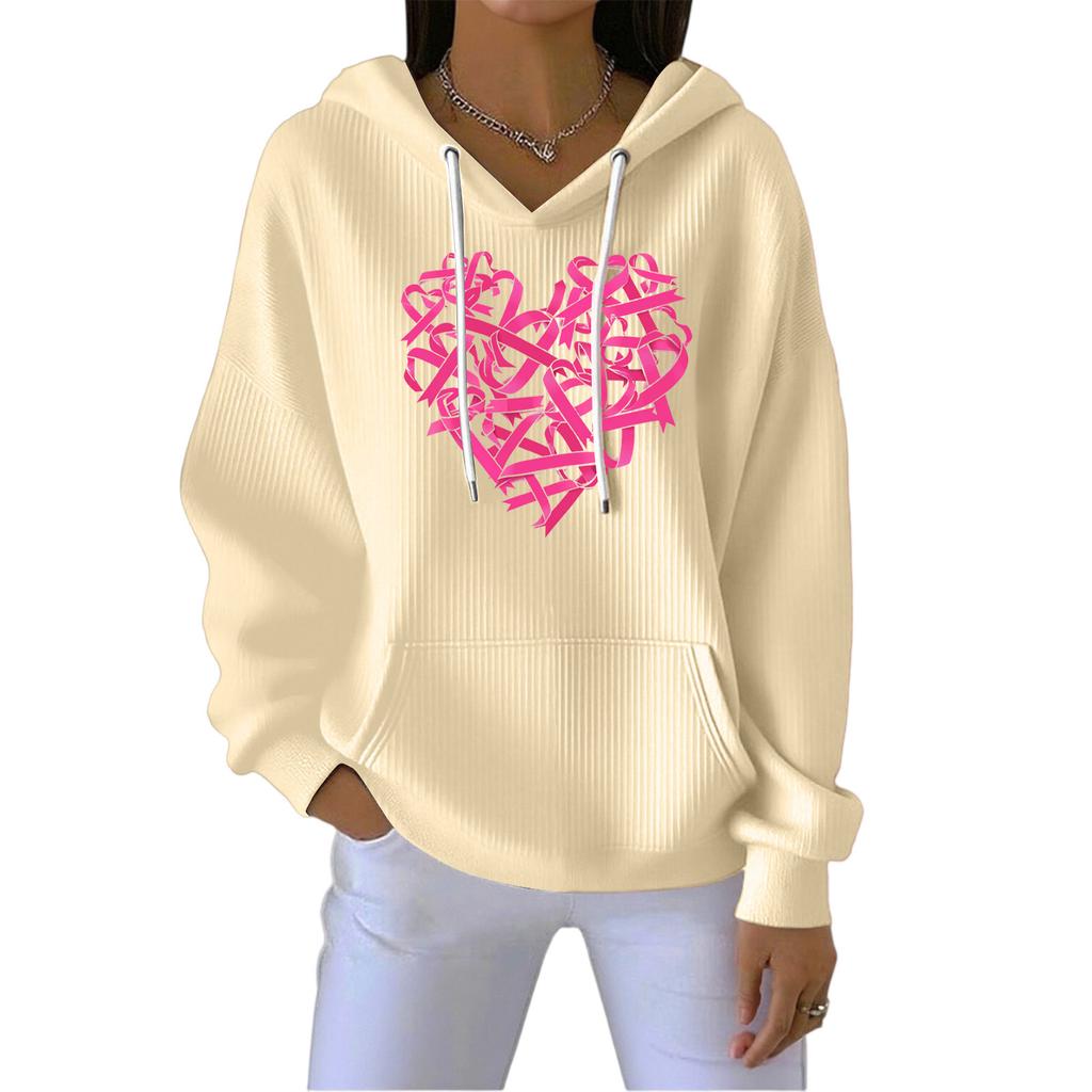 Women's Fashion CasualAngel Printed Pullover Sports Long Sleeve Sweatshirt