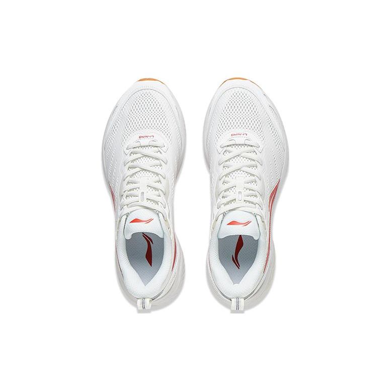 Li-Ning Fuyiao нескользящие износостойкие низкие кроссовки для бега мужские кроссовки белые красные ARXT011-5