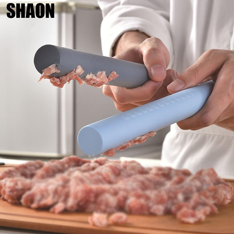 Силиконовая скалка Скалка со шкалой Палочка для муки Кухонные инструменты для выпечки Прочная скалка для выпечки и теста с измерительными метками