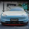 Глянцевый Черный Передний Сплиттер для Tesla Model 3 2024+ Издание Fighter, Высокое Качество.