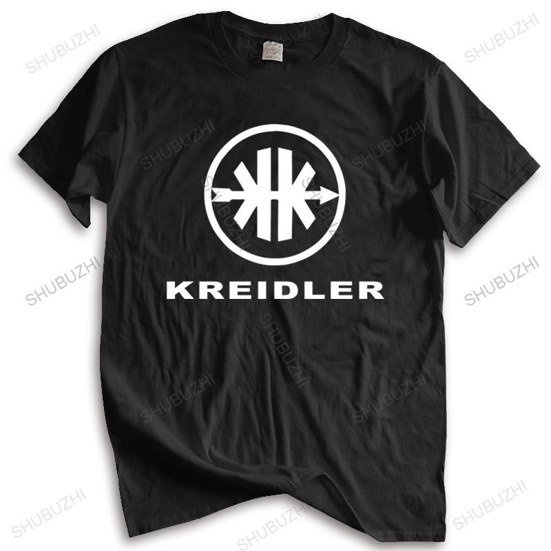 Мужская летняя хлопковая футболка свободные топы Логотип Kreidler Модные футболки мужской бренд футболка унисекс футболка подростки крутые топы