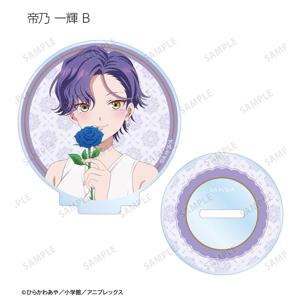TV Anime Teino Sisters Are Surprisingly Easy to Original White Dress and Flower Version Trading Acrylic Stand "The Manipulate." Illustration (8-Piece