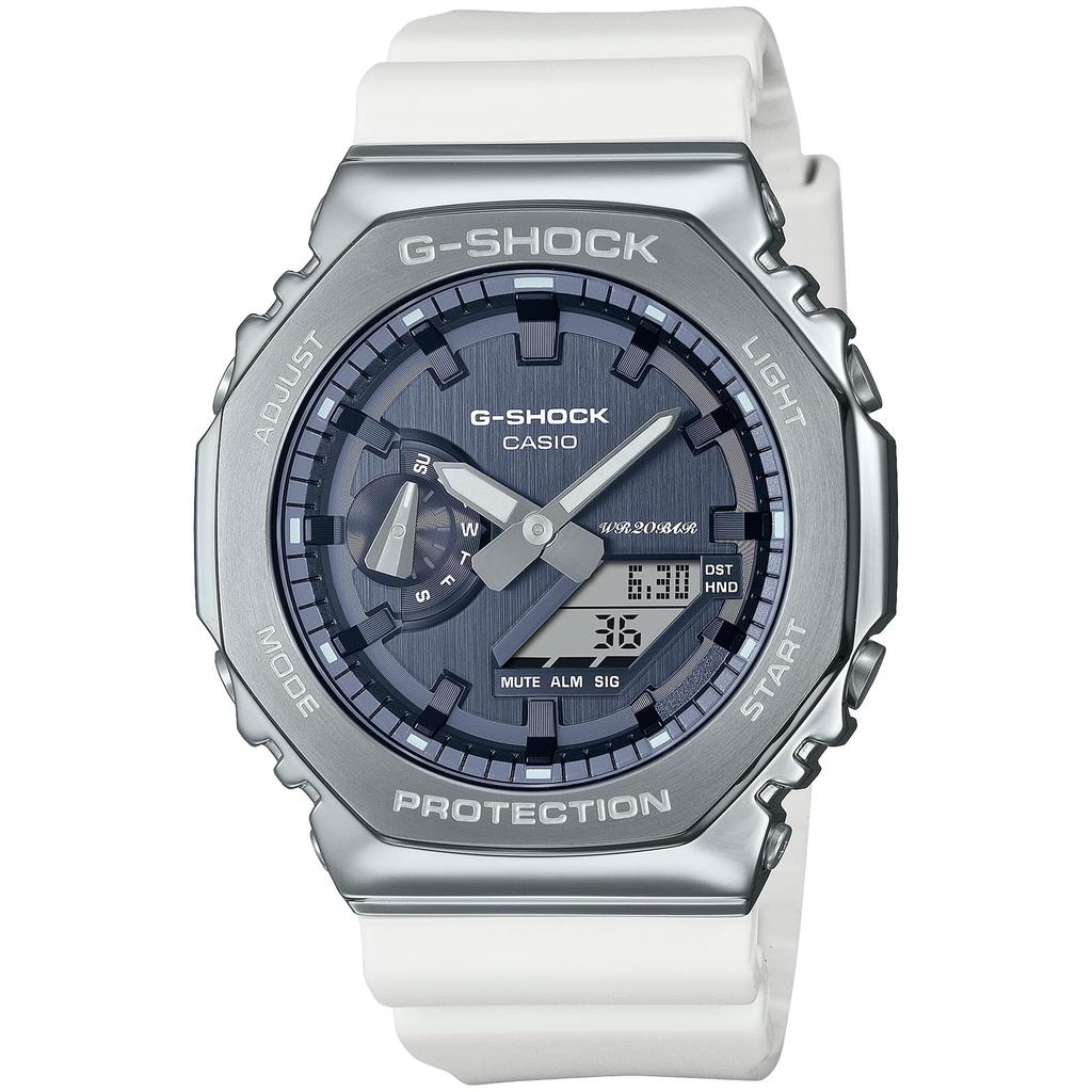 Casio Men's G-Shock Watch PRECIOUS HEART SELECTION Metal Covered GM-2100WS-7AJF White Domestic Model