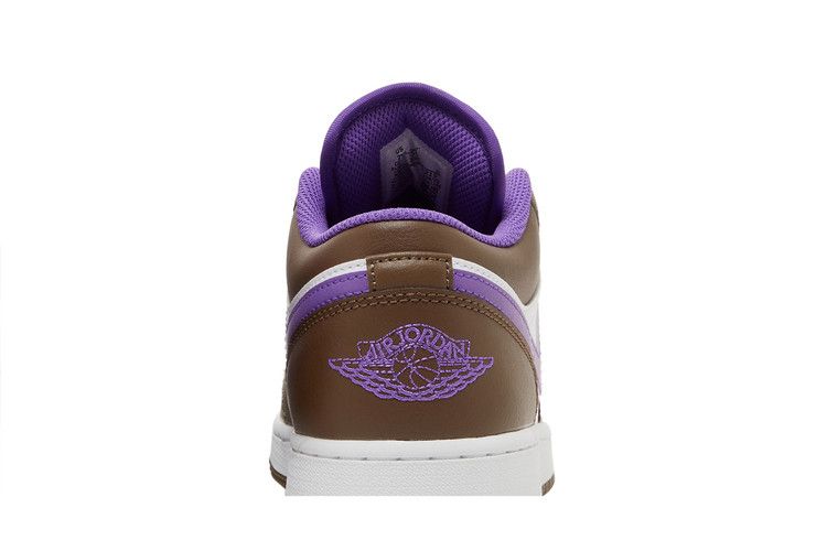 Kids' Sneakers Nike Jordan 1 Low Purple Mocha (GS) Palomino/Wild Berry-White