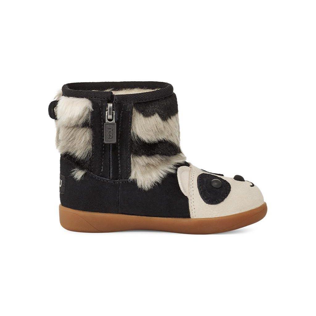UGG Панда Плюшевые Термо Снежные Сапоги Черные Детские Возраст 3 7 Лет 1130353T-BLK