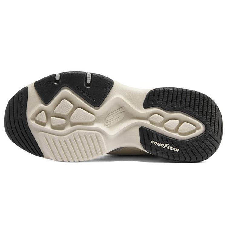 Skechers DLites 4.0 Кожаные Низкие Кроссовки на Шнуровке 'Папины' Женские Кроссовки Натуральный 896144-NTBK