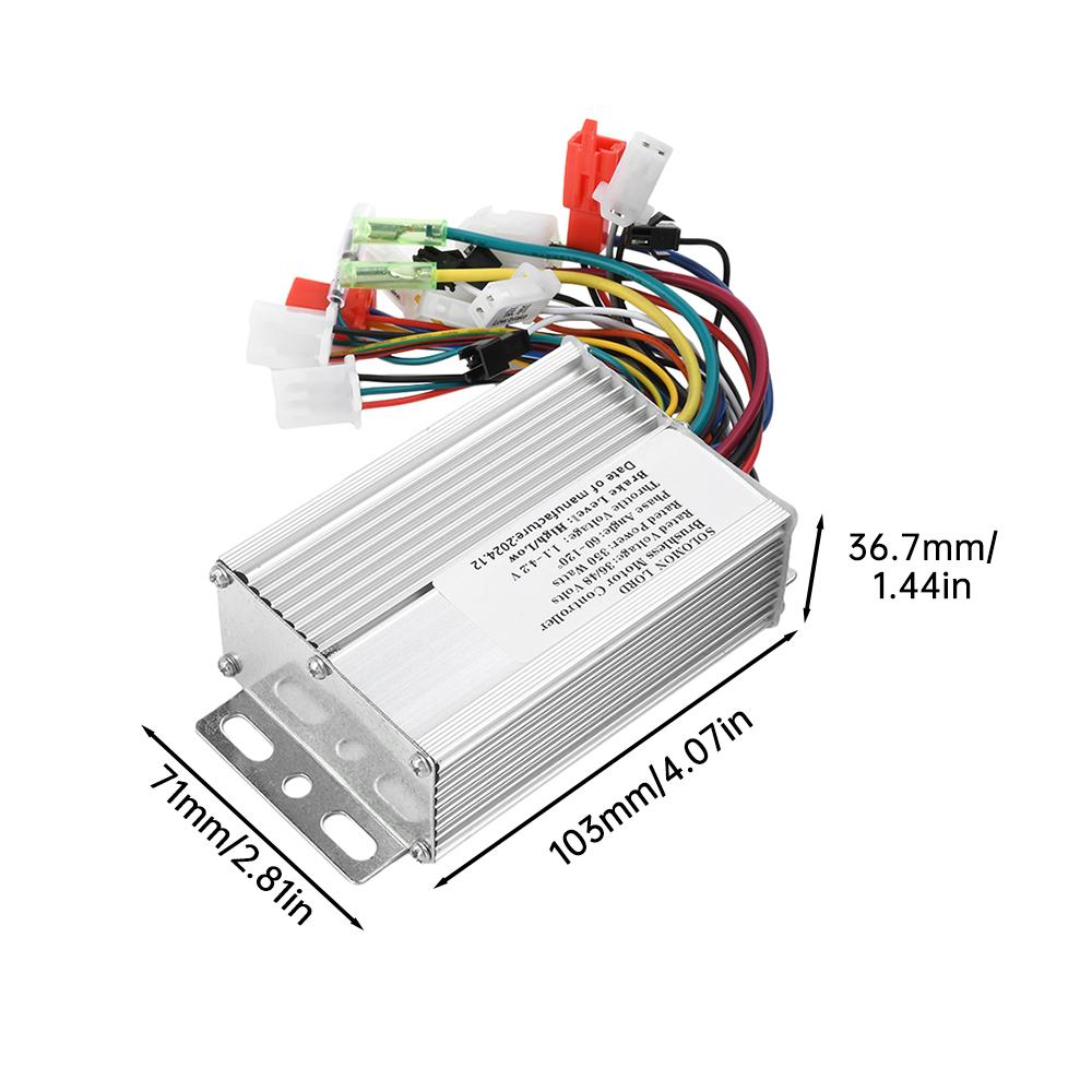 350W Brushless DC Motor Controller for Electric Bicycle Electric Scooter Accessories 36/48V for Electric Bicycle