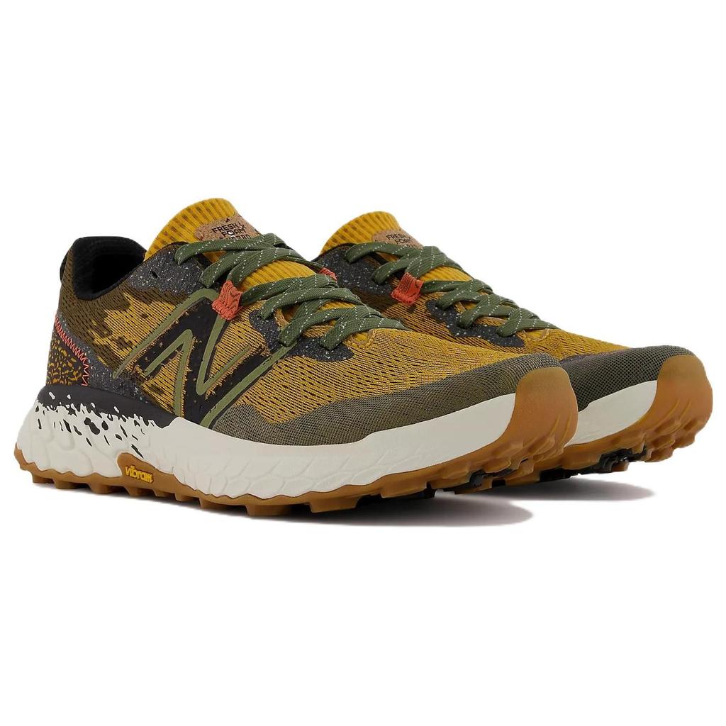 New Balance Fresh Foam X Hierro V7 Golden Hour Men Sneakers Yellow Dark-Camo Black MTHIERG7