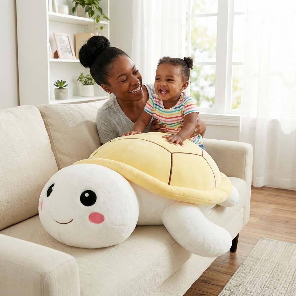 Collection Sea Turtle Stuffed Doll Fluffy Turtle Doll Throw Pillow Children Gift