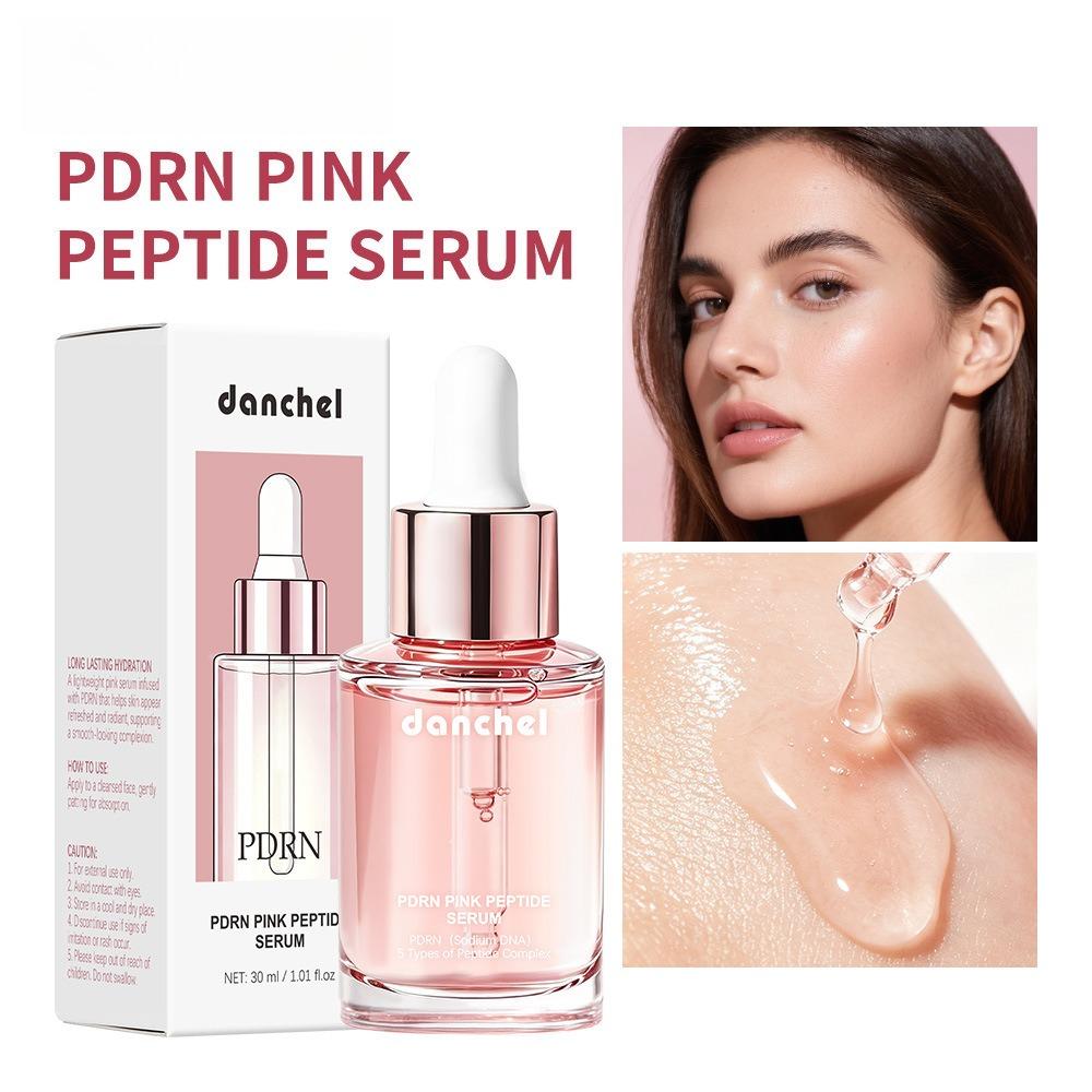 PDRN Collagen Pink Peptide Facial Serum 30ml Hydrating Moisturizing Radiant Skin Face Essence