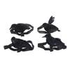 With Shoulder Strap Simulation Black Crow Flocking Plush Crow Toy  Holiday Party Decoration