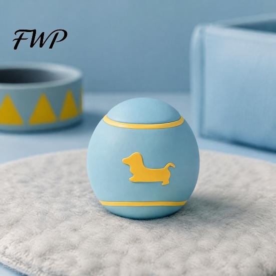 Lightweight Toss Toys for Fetching Latex Squeaky Dog Ball, Interactive Fetch Cute Dachshund Pattern, Indoor Outdoor Play Chew Toy Small Medium
