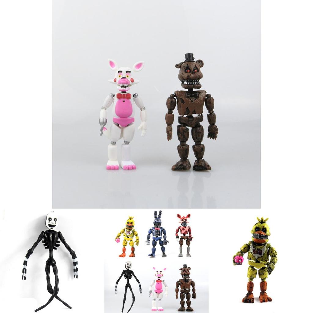 Изысканные 19см Фигурки Fnaf Five Nights At Freddy's 6шт Для Преданных Фанатов
