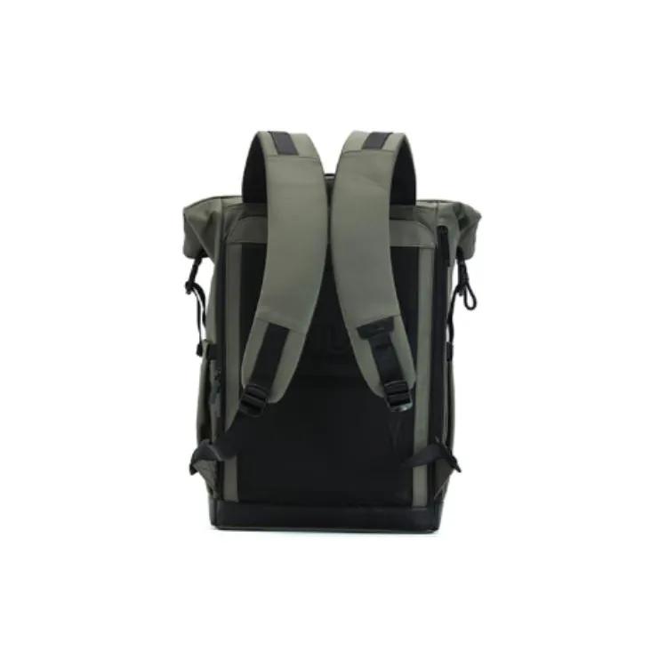 FILA Fabric Backpack Regular Men's Military Green Gray / Jet Black (Unisex) Backpacks F13M331106F