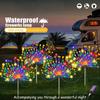Solar 150 LEDS Pathway Lights Outdoor Waterproof Garden Decor Firework Fairy Solar Lawn Lamp for Patio Walkway Yard