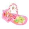 Toddler Infants Pink Cartoon Hot Air Balloon Animal Pattern Musical Light Gym Mat Baby Kick Piano
