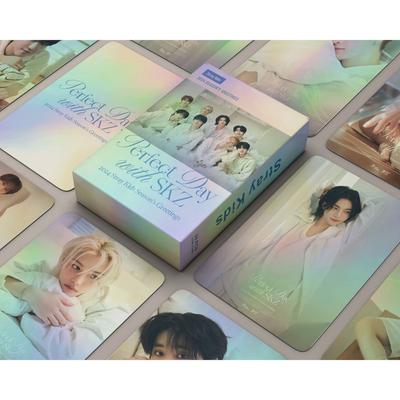 Stray Kids Поки Фотокарточки 1 коробка (55 карт) 16 типов