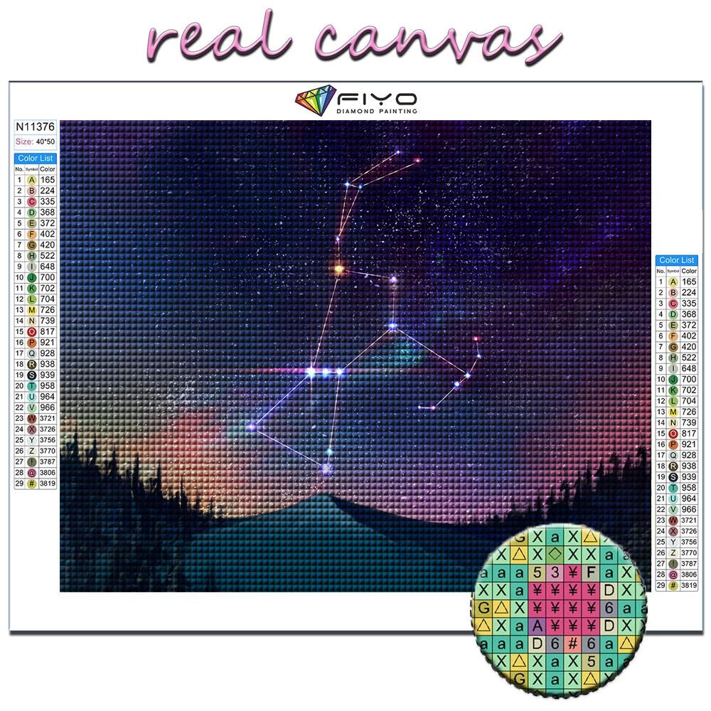 DIY 5D алмазная живопись Художественная луна и звездное небо набор для вышивки крестом полная дрель вышивка мозаика художественная картина стразы подарок