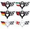 Car Sticker Italy France Germany England America US Flag Badge Emblem Decal For V8 Logo