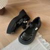 Французская платформа-маффин маленькие кожаные туфли женские ретро универсальный британский стиль с юбкой туфли Мэри Джейн 2025 весна и лето новые
