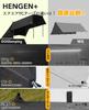 GOGlamping Square Tarp TC Square Tarp Polycotton Bonfire Safe Loops и специальная водонепроницаемая лента 500 мм Водонепроницаемый водоотталкивающий светильник
