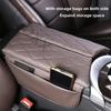 Car Armrest Cover Pad For Mercedes Benz GLC X253 2016-2022 EQC 2020-2022 Leather Anti-Scratch Center Console Cover Cushion