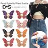 Утягивающие пояса для брюк, пуговицы-бабочки, цветки, не требующие шитья, булавки, регулируемая пряжка для талии, удлинитель для брюк, зажим для талии для свободных джинсов, юбок