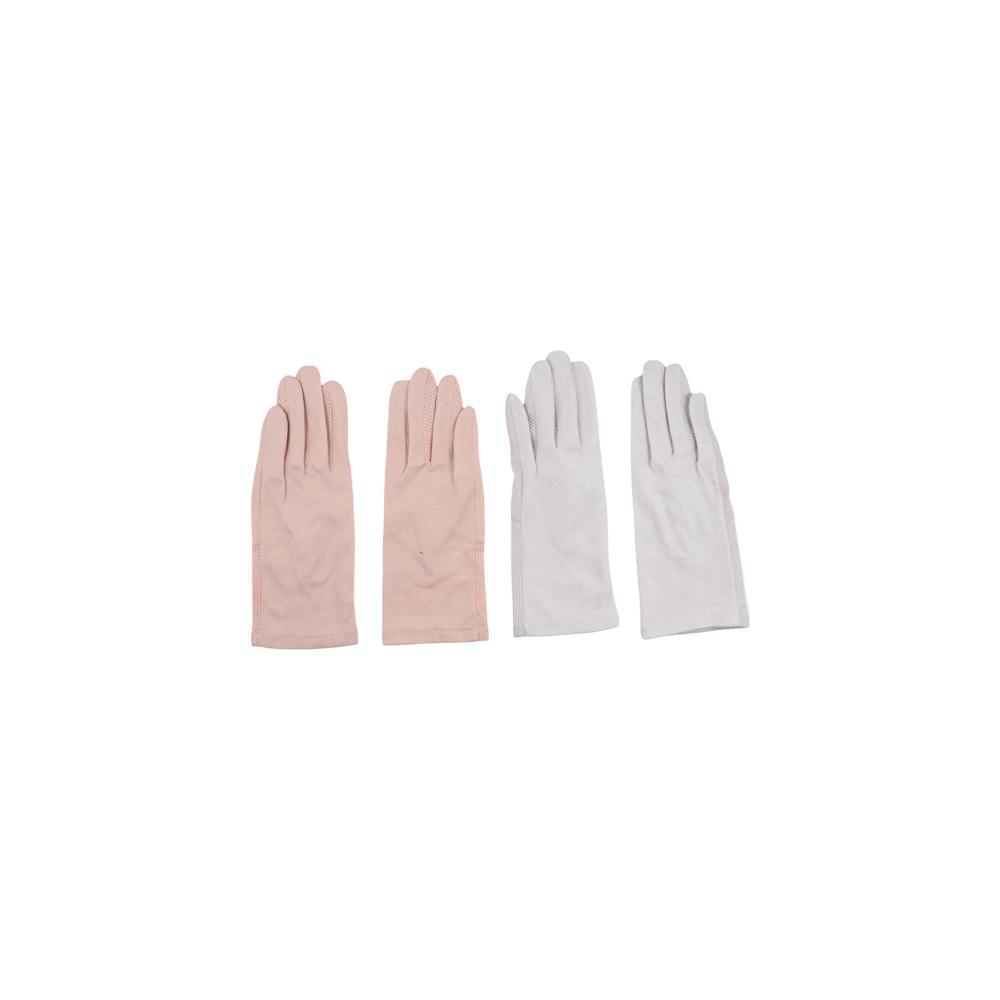 Five Fingers Gloves Cotton Solid Color Outdoor Mittens Women Driving Gloves Summer Sunscreen Gloves