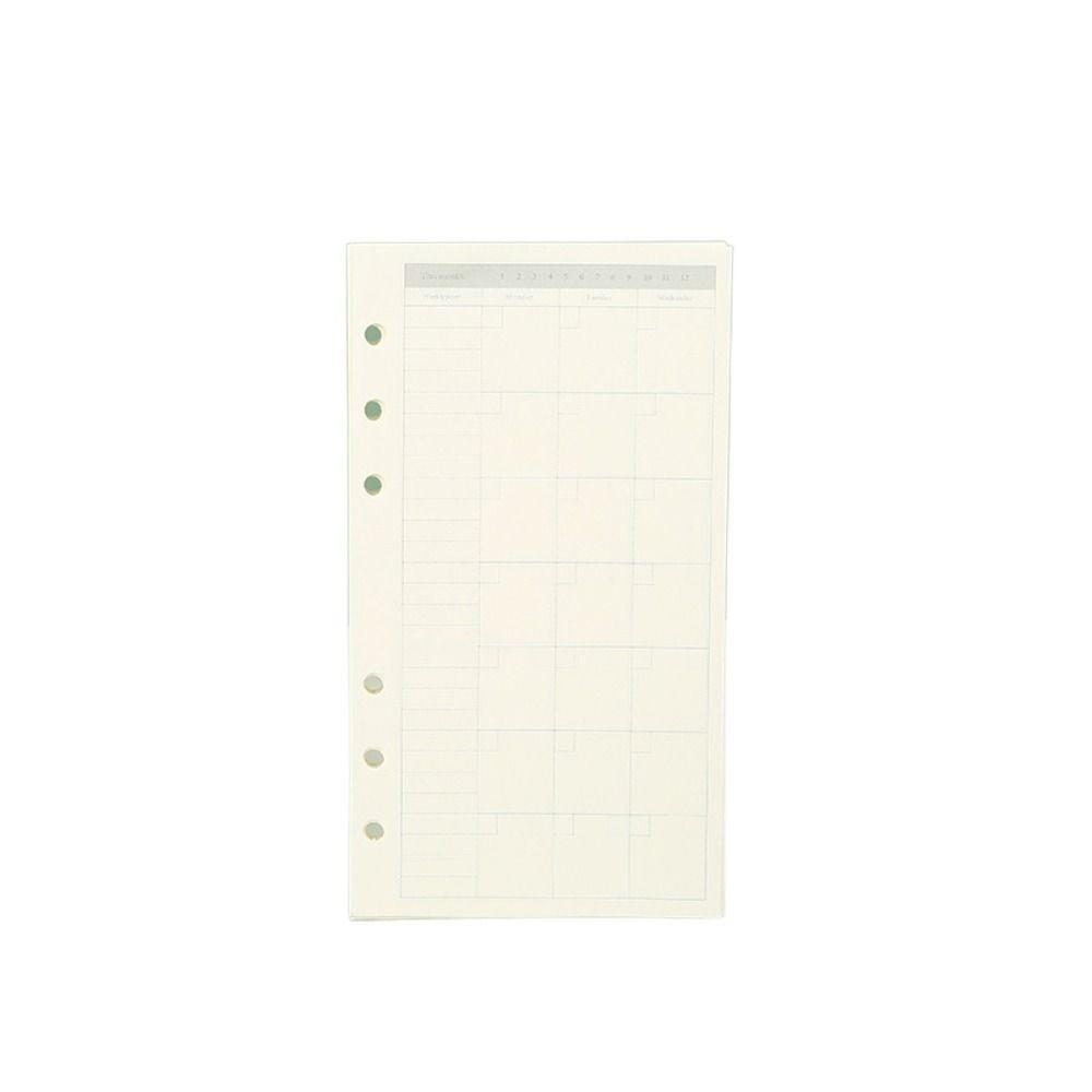 45 листов A5 A6 A7 Внутренняя сменная бумага Сменный спиральный скоросшиватель Спиральный скоросшиватель Бумага для записных книжек Студенты