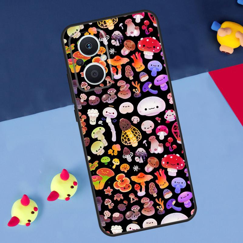 Чехол Mushroom для OPPO Reno 14F 13F 12F 11F 10 11 12 13 14 Pro 8T 7 8 Lite OPPO Find X6 X5 X8 X9 Pro