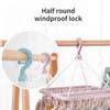 32 зажима, складная вешалка для сушки одежды, ветрозащитные носки, сушилка для нижнего белья, бытовая стойка для хранения белья для детей и взрослых