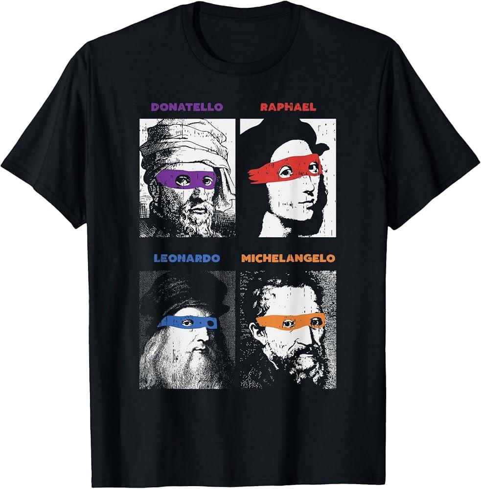 Renaissance Ninja Artists Funny Saying Pop Art Painter Gift TShirt Unisex T-Shirt