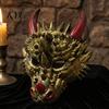 Взрослый Костюм Дракона Аксессуар 3D Маска, Мифическое Существо Пенопластовая Маска на Все Лицо Реалистичная Шипастая Маска Хэллоуин Маскарад для Косплея, Вечеринок Детализированная