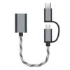 2 In 1 OTG Adapter Cable Converters USB 3.0 To Micro USB Type C Adapter for Huawei for MacBook U Disk Phone Adapters