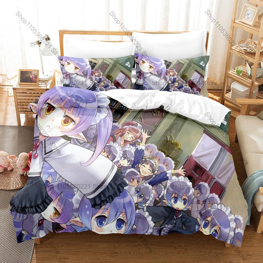 Atelier Totori The Adventurer of Arland Duvet Cover + 2 Pillowcases Alchemist Game Polyester Gamer Bedroom Decor