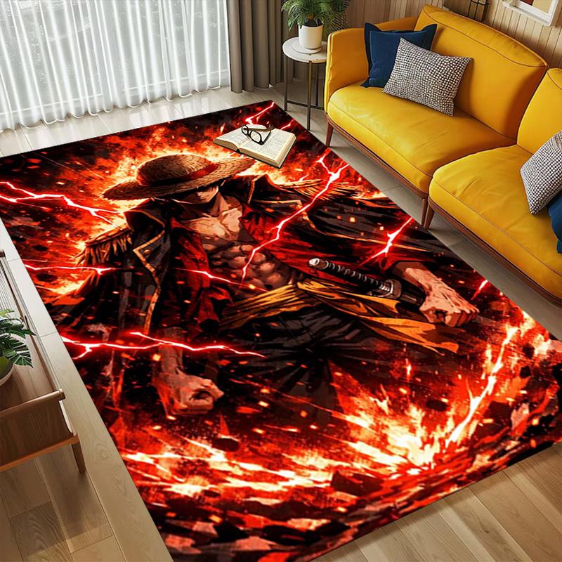 One Piece Power Living Room Nonslip Area Rug Soft Carpet For Bedroom Game Playroom Sofa Office Home Decor Doormat Christmas Gift C922431