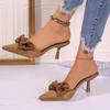2024 Summer French-Style Pointed High Heel Women's Shoes: Trendy and Versatile Fashion for Every Occasion