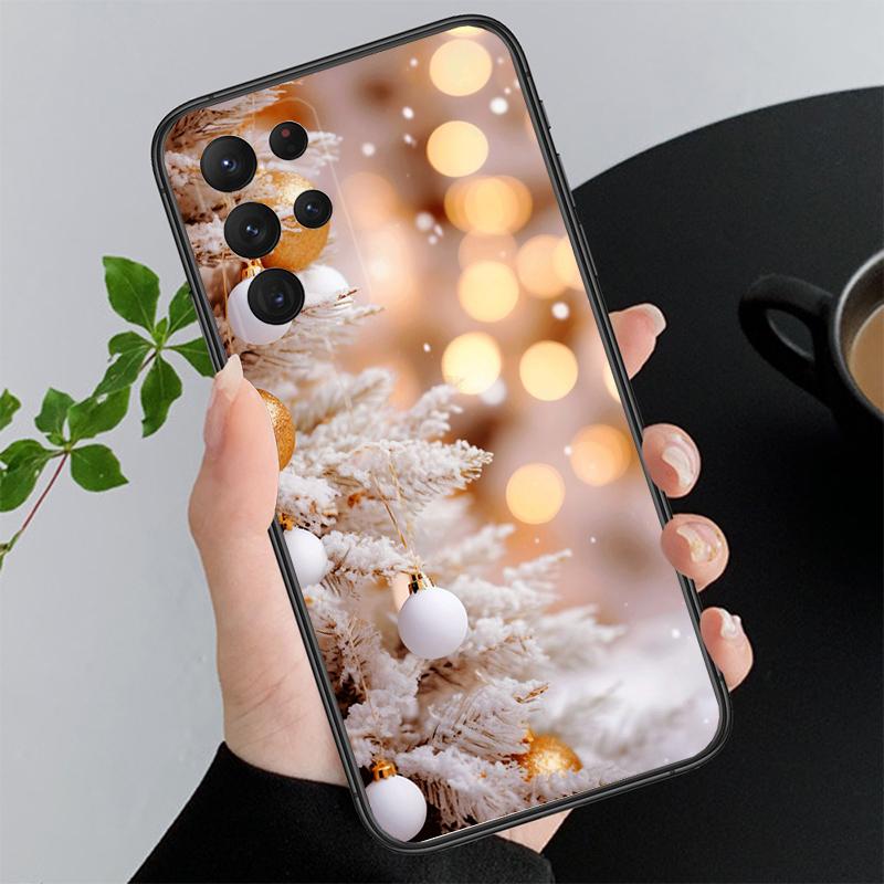 Чехол для телефона Samsung A55 A16 A56 A36 A35 A15 A53 A54 A33 A34 A25 A05S A52 A52S A14 A24 A26 A71 Зимний Рождественский