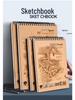 8K Утолщенный альбом для эскизов A4: Специальный для студентов-художников, 16K бумага для ручной росписи и рисования маркерами